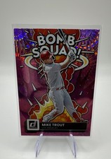 2022 Panini Donruss - Bomb Squad Mike Trout #BS-8 Pink Fireworks