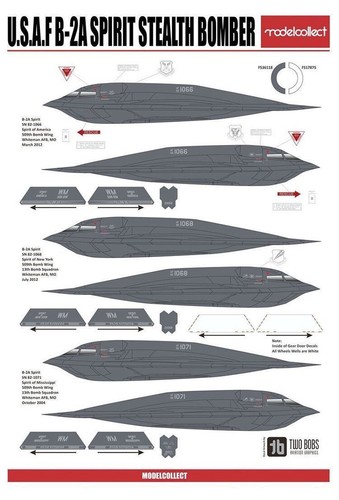 1/72 Scale UA72206 USAF B-2A Spirit Stealth Bomber Collect Model Gifts Ornament - Picture 14 of 21