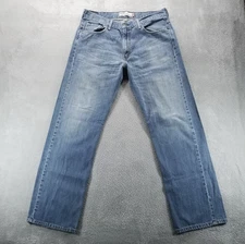 Levis 569 Jeans Mens 36x36 Blue Loose Straight Mid Rise Medium Wash Denim