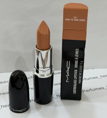 Mac Lustreglass Lipstick  541 MARS TO YOUR VENUS - Full Size 3g With Box