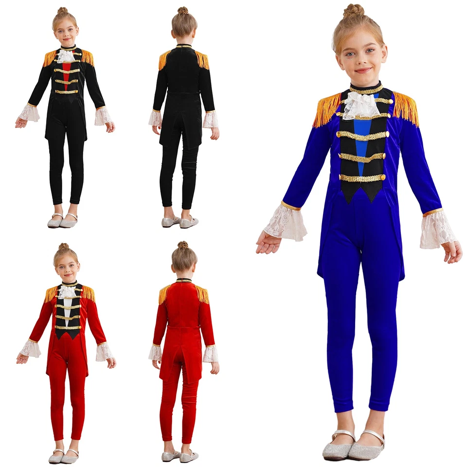 Kid Girls School Uniform Sailor Dress Cosplay Costume Chorus Performance Outfit - Image 3 of 3