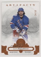 2017-18 Upper Deck Artifacts Orange 24/55 Mats Zuccarello #52 2r7
