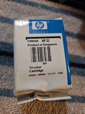 HP 22 Product Of Malaysia C9352A Tri-Color Ink Cartridge Unopened
