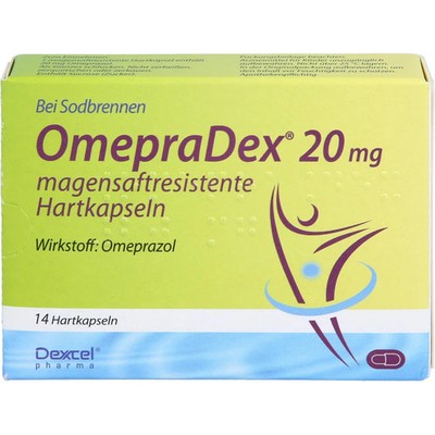 OMEPRADEX 20 mg magensaftresistente Hartkapseln 14 St PZN 09064616
