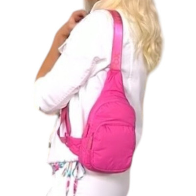 Wildfox Parachute Crossbody Zip Sling Belt Bag Handbag Purse  display picture 1