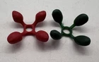 Vintage Playmobil Branch Foliage Greenery Landscape Green & Red Coconuts