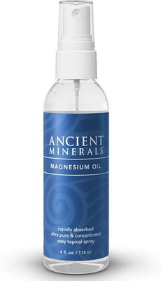 Ancient Minerals Magnesium Oil Spray Bottle of Pure Genuine Zechstein Magnesium 