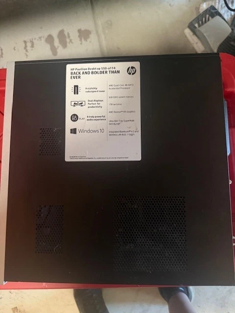 HP Pavilion 550-a114  ** AMD A8-6410 @ 2.0GHz / 8GB RAM /power cord, NO HDD - Image 3 of 4