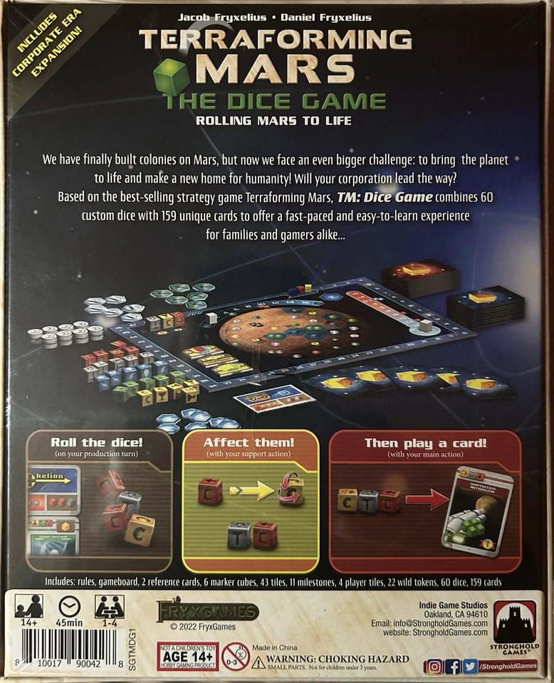 Terraforming Mars: The Dice Game  New In shrink wrap - Image 2 of 2