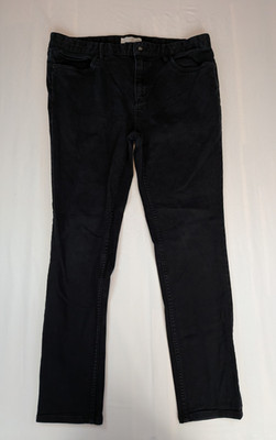 Topman Stretch Skinny Men's Jeans Size 38x32 Black