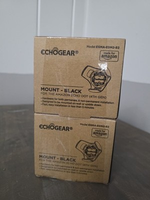 ECHOGEAR MOUNT - WHITE FOR THE AMAZON ECHO DOT (4TH GEN)