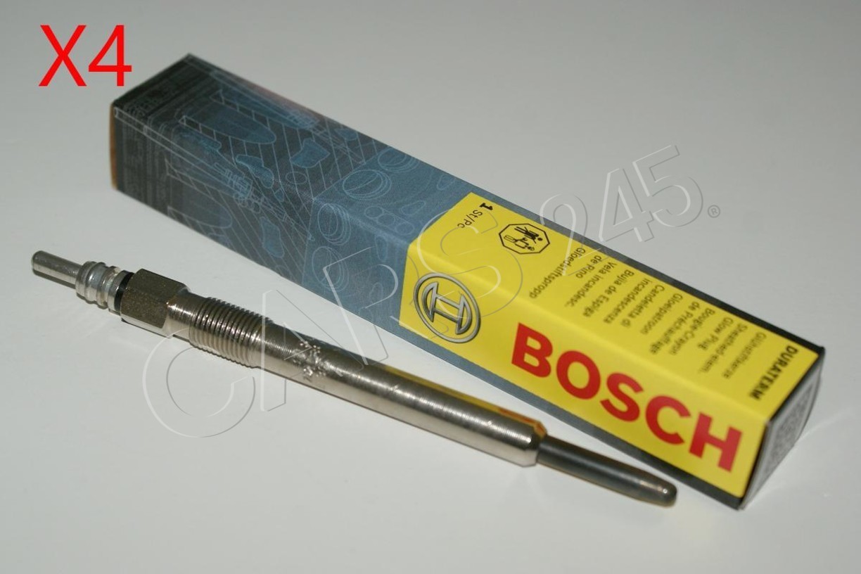 4x BOSCH Duraterm Glow Plug SET fits CHRYSLER JEEP EDZ CRD R 425 428 DOHC Diesel