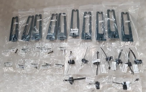 Lot of 10 Cisco Bundle Cable Management Clip Guide Screw Tie Strap NEW *SEALED*