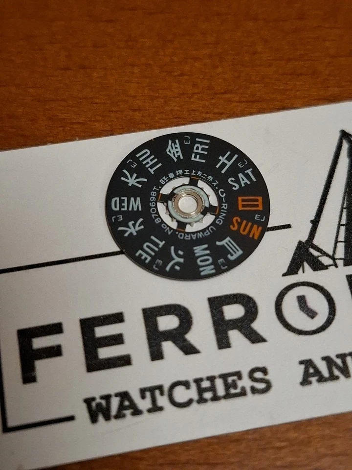 Seiko 870-698 870698 Day Star For Seiko 6138 A Y B Day Wheel English-japanese