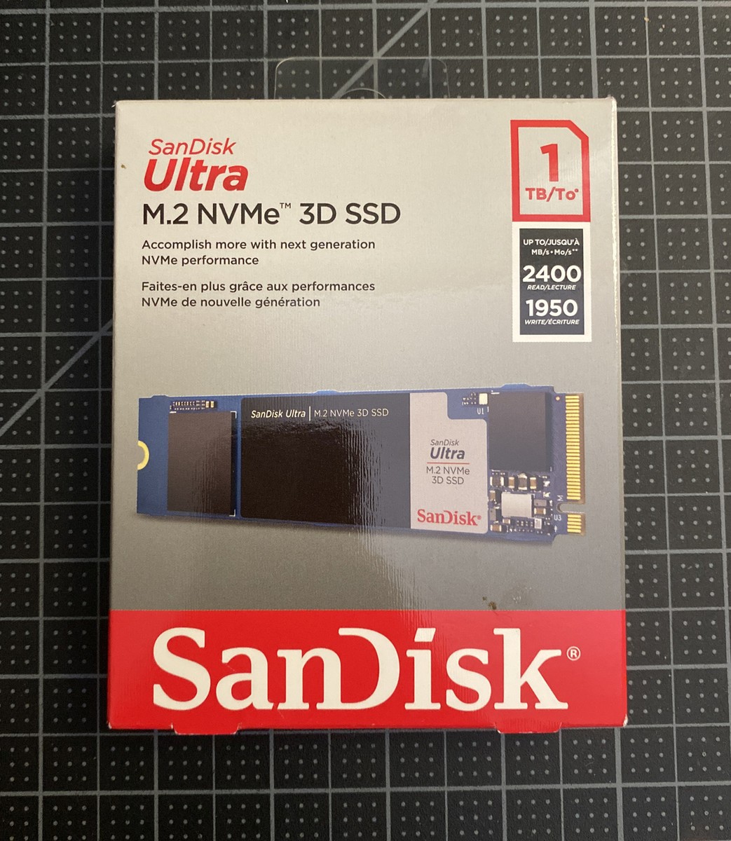 SanDisk - Ultra 1TB Internal PCIe Gen 3 x 4 NVMe m.2 Solid