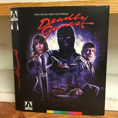 DEADLY GAMES Blu Ray SLIPCOVER ONLY NO MOVIE ARROW VIDEO