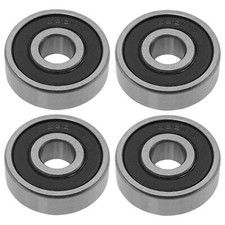 Caltric 6301-2RS 6301 2RS 63012RS Two Side Rubber Seal Ball Bearings 12x37x12