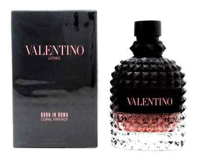 Valentino Uomo Born In Roma Coral Fantasy EDT 3.4 oz Spray for Men -New & Sealed