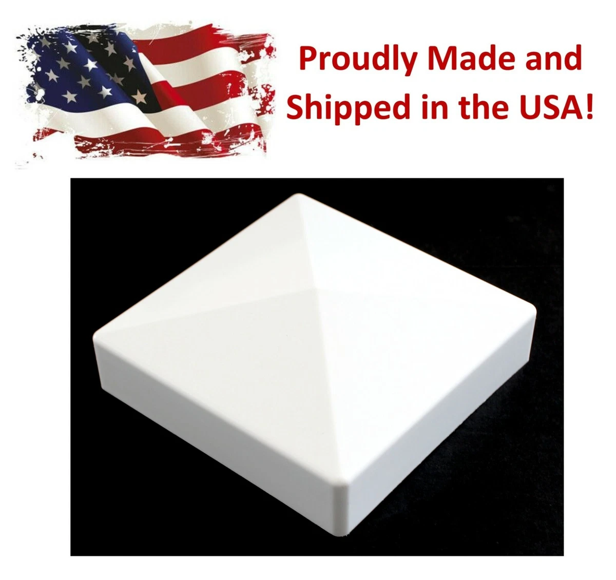 Cubiertas De Faldón Para Postes De Cerca De Plástico ABS - 6 Piezas, 40x60 Mm, Reemplazo Decorativo - WATIIFUFU