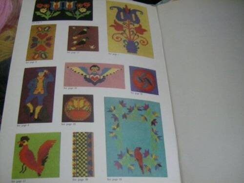 Pennsylvania Dutch Needlepoint Designs Book-Loeb-People/Flowers/Birds - Picture 2 of 4