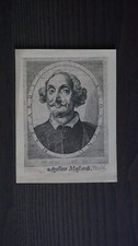 MASCARDI AGOSTINO (1590-1640)- HISTORIEN - GRAVURE ORIGINALE XVIIIEME