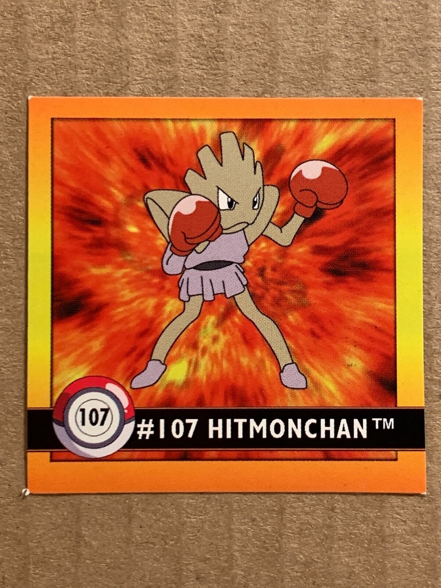 hitochanさん Pokemon 1999 Artbox Series 1 Stickers Hitmonchan 107. | eBay