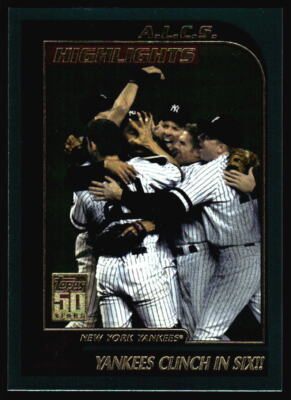 2001 Topps ALCS Highlights: New York Yankees #405 New York Yankees | eBay