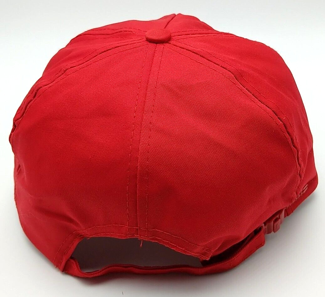 LARSON STORM DOOR COMPANY hat vintage red adjustable cap View 4