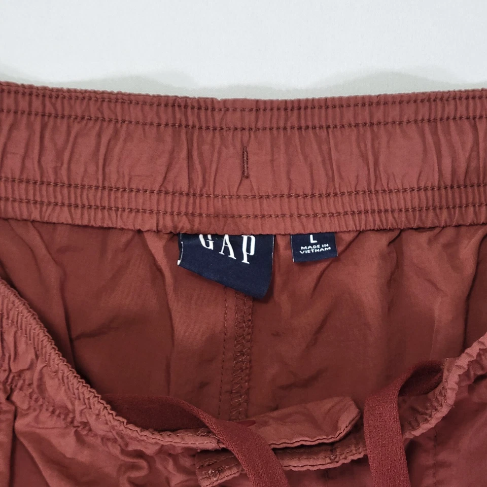 Pantalones Cortos Gap Para Hombre Nylon Burnt Russet Talla Grande/7" Entrepierna Foto 4 de 4