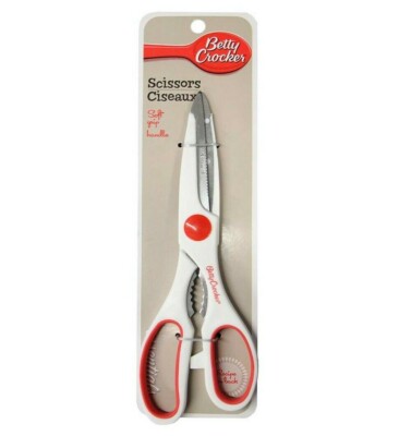 NEW Betty Crocker Essentials Scissors Soft Grip Handle Kitchen Housewarming Gift