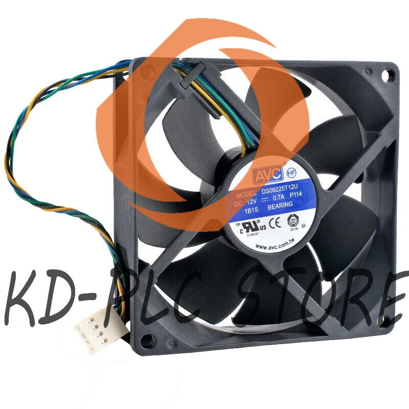 DS09225T12U 92mm 92x92x25mm DC12V 0.70A 4pin High speed axial flow cooling fan - Image 2 of 4
