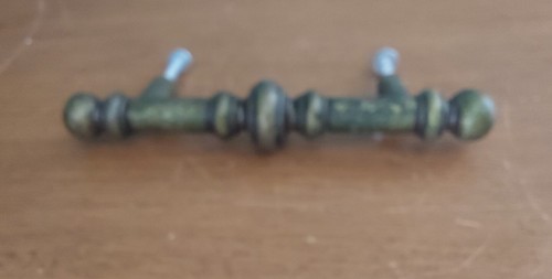 Vintage Brass Drawer Pull Handle 742-1 CAN RD 1977 Amerock Set of 5 - Picture 6 of 6