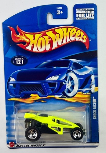 Hot Wheels Shock Factor 2002 Collector No.121 - Yellow - Free Shipping T51* - 第 1/2 張圖片