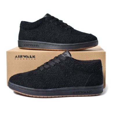 AIRWALK Classics AWC1001 JL95 Black JASON LEE Suede Skate Sneakers