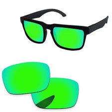 Green Mirror Polarized Replacement Lenses For-Spy Optic Helm Sunglasses