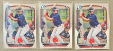 Lyonell James 3x Lot 2023 Bowman Chrome 1st Prospects Baseball BCP-118 Base Card