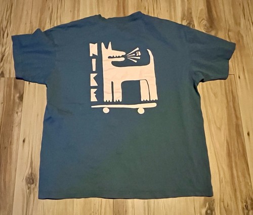 Nike SB x Ropa Barking Dog Skateboarding Dunks Shirt Black Mens Large RARE