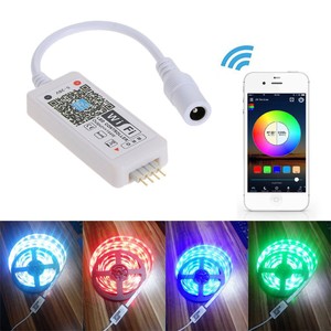 144W-DC-5-28V-Volts-Smart-WiFi-RGB-Controller-Connector-for-App-LED-Light-Strips