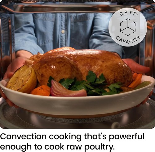 Effortless Cooking with Eco-Friendly Countertop Convection Microwave - 6 Presets - Picture 7 of 9