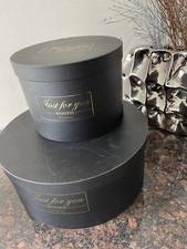 2x Premium Quality Black Flower Box,Gift Boxes for Luxury Arrangements