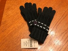 Women's gloves, Coldwater Creek, Misses, "One Size," pick stitch button glove