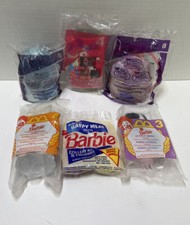 Lot of 6 Vintage 1990s/2000s Barbie McDonald  s Happy Meal Toys - NEW/SEALED 