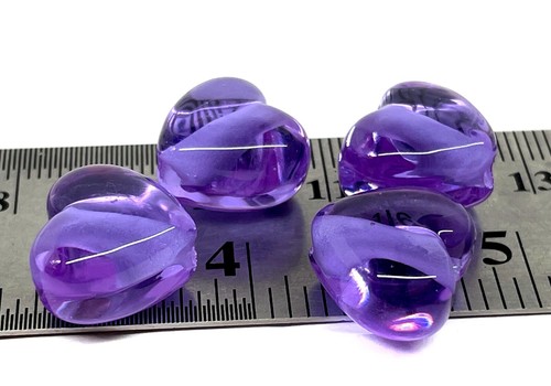 Heart Handmade Lampwork Glass Beads From Murano OOAK Tamara Yarilo Brand 4 Pcs - Picture 59 of 59