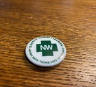 Lot of 4 Norfolk and Western Vintage Railroad  Safety Pins from 1970"s — photo 5
