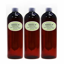 48 Oz UNREFINED Premium Organic Moringa Oil Virgin Pure Skin Body Nail Hair Care