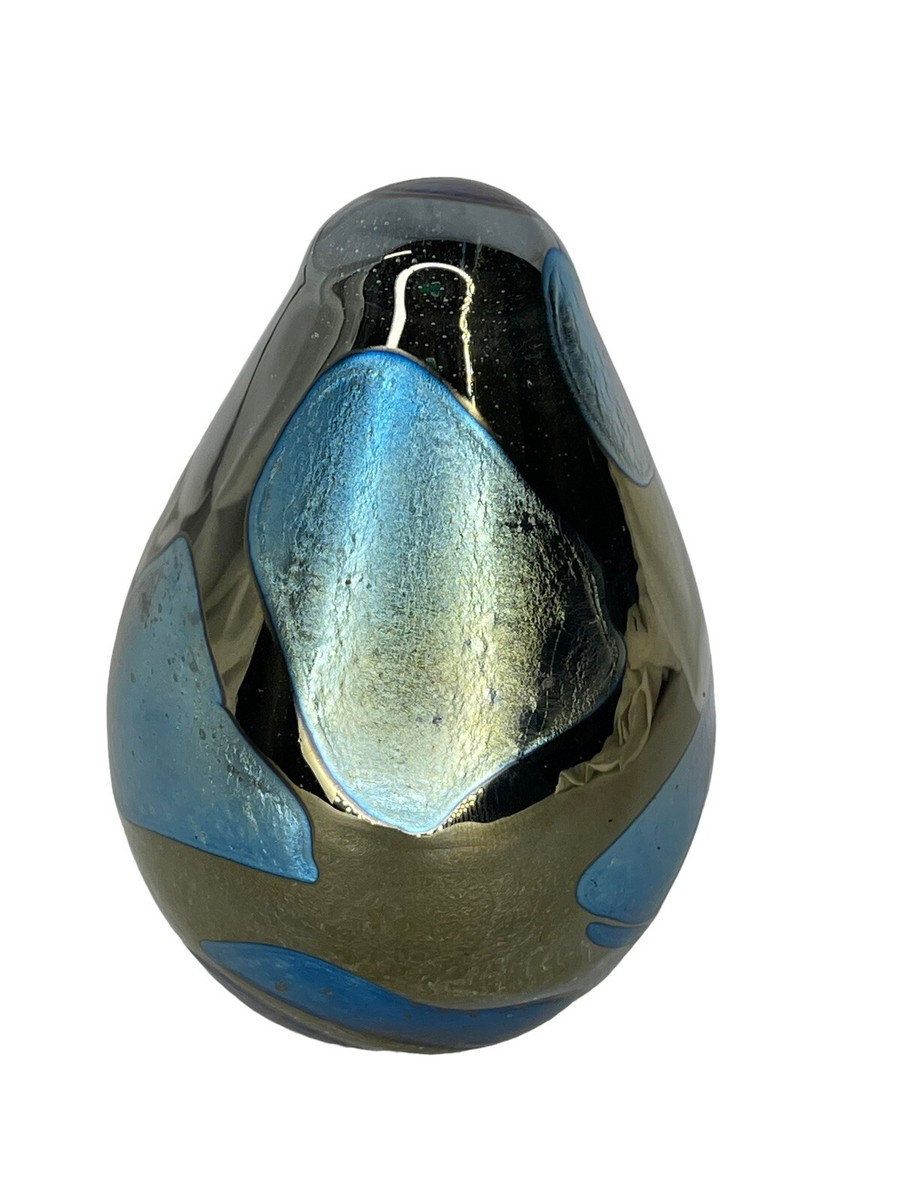 Maltese Signed Iridescent Lustre Phoenician Glass