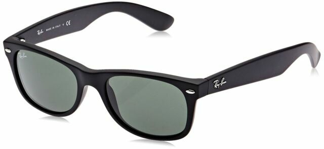 Ray-Ban New Wayfarer RB2132 901 52-18 Men's Sunglasses for sale ...