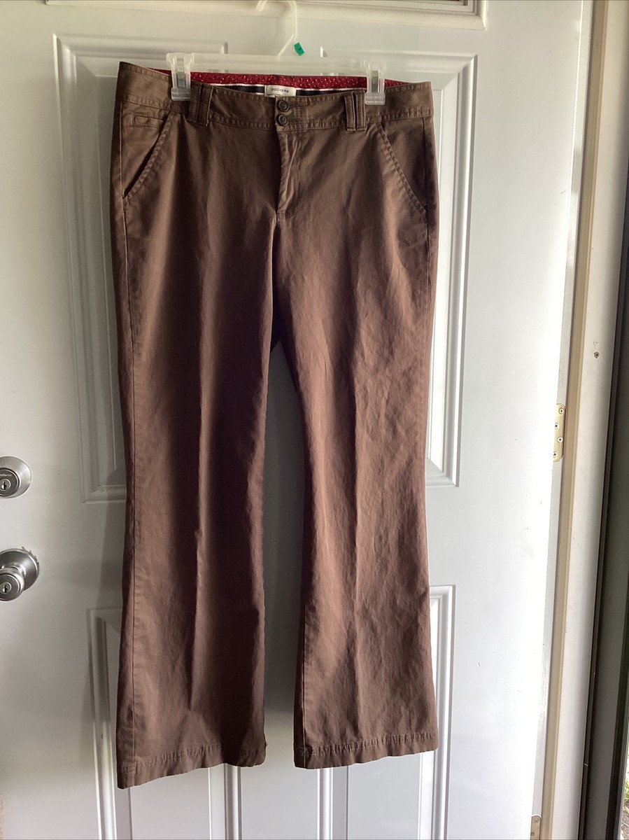 Women's Dockers Favorite Fit Brown Casual Pants Size 8,