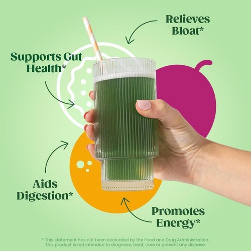 Bloom Nutrition Super Greens Powder Smoothie&Juice Mix Probiotics for Digest--- - Imagen 9 de 11