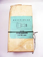 Hasselblad Box w/ Part bubble for Zeiss Distagon  50mm f4 | 1964 | No lens | $24